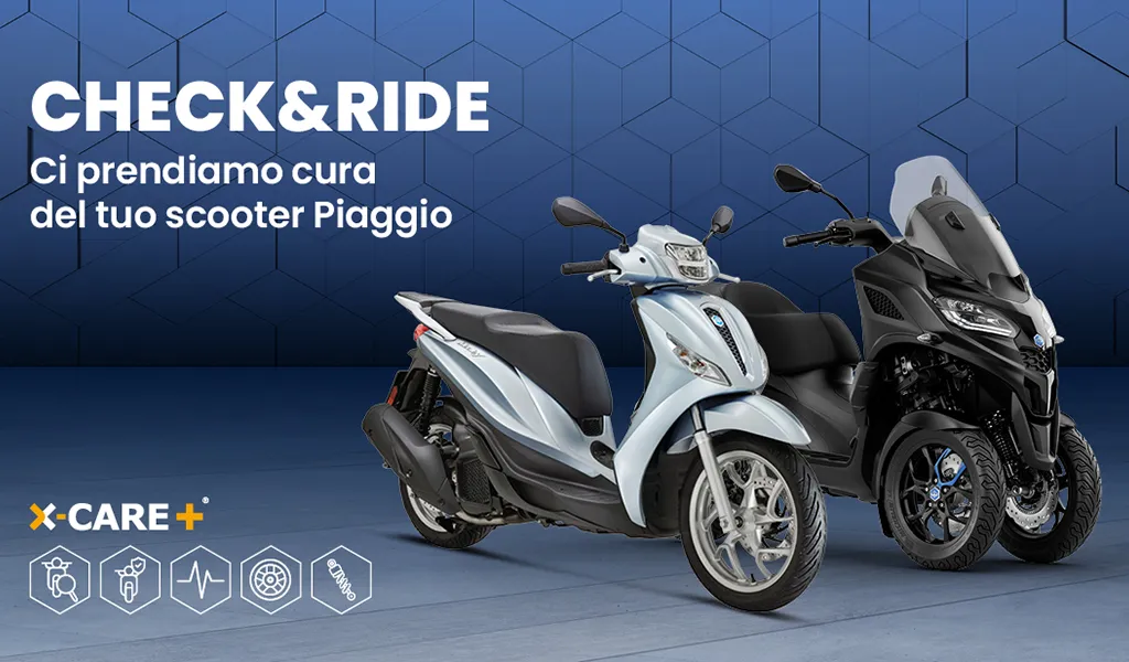 Check&Ride 2026: la promozione Piaggio, Vespa, Aprilia e Moto Guzzi che mette al centro te e la tua moto