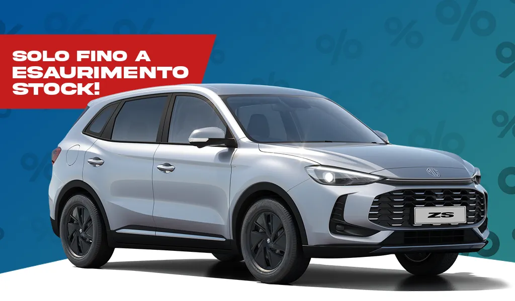 Nuova MG ZS tua da 14.900€, solo da Mo.Vi a Torino!